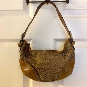 Tan Coach bag
